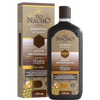 SHAMPOO TIO NACHO ANTIQUEDA EFEITO ANTIGRISALHO 415ML em Oferta na Shopee