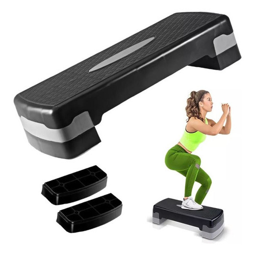 Step Funcional Aeróbico 2 Alturas Ajustáveis Profissional