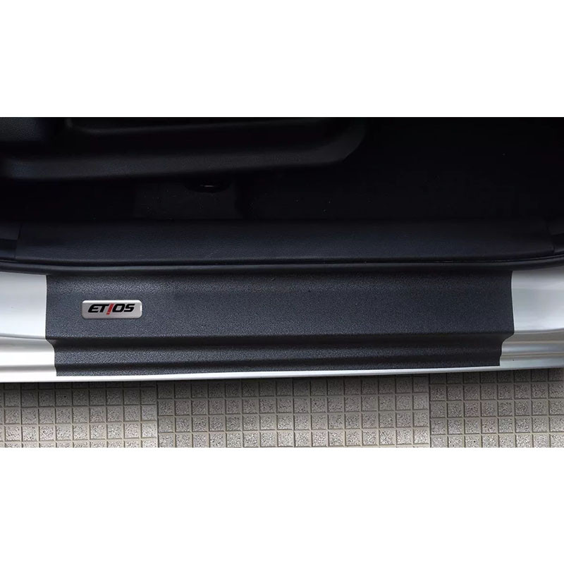 Kit Soleira da Porta Etios Resinado Com Black Over em Oferta na Shopee