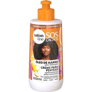 Creme Para Pentear Salon Line S.O.S Óleo De Manga 300ml em Oferta na Shopee