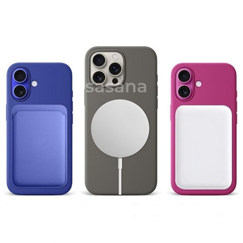 Oficial 1 : 1 MagSafe Silicone Líquido Para iphone 16/15/Pro Max/Plus/Capa De Telefone pop-Up Animadoequipado