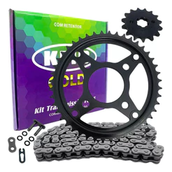 Kit Relação Tração Transmissão Cg Titan Fan150 Com Retentor 2004 a 2015 Original KMC