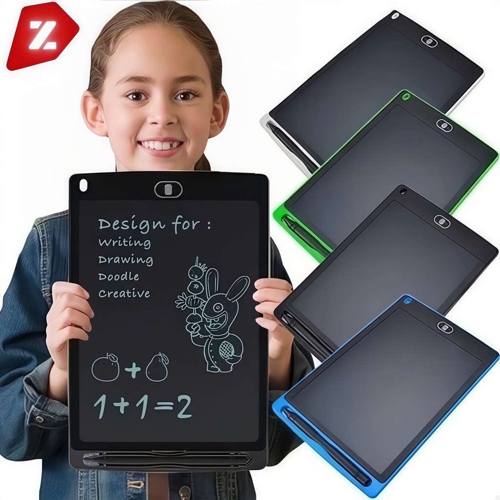 Lousa Mágica LCD 8.5/10/12'' Tablet Infantil p/ Desenhar e Escrever, Brinquedo p/ Crianças em Oferta na Shopee