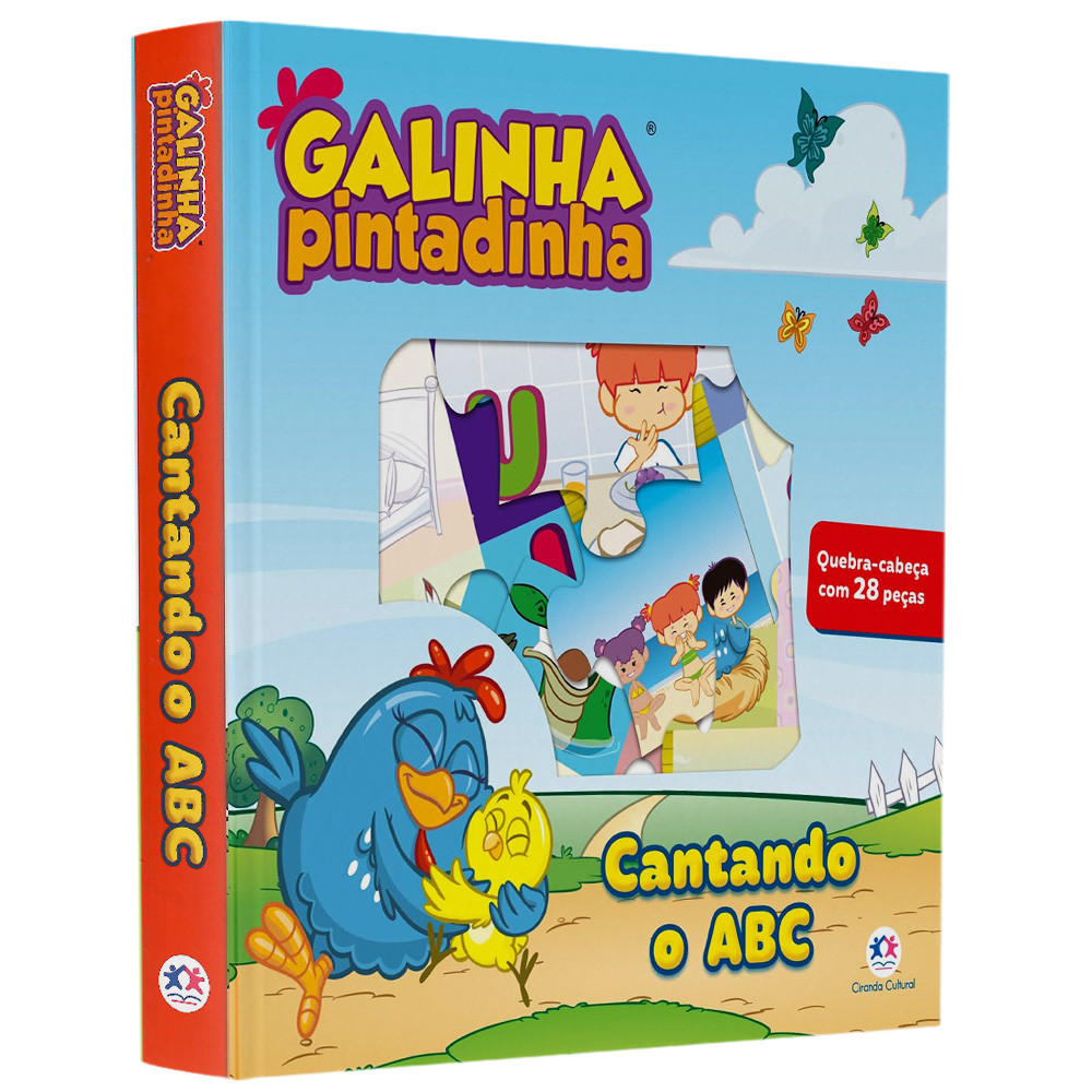 Livro Galinha Pintadinha | Com Quebra Cabeça e Livro de Atividades