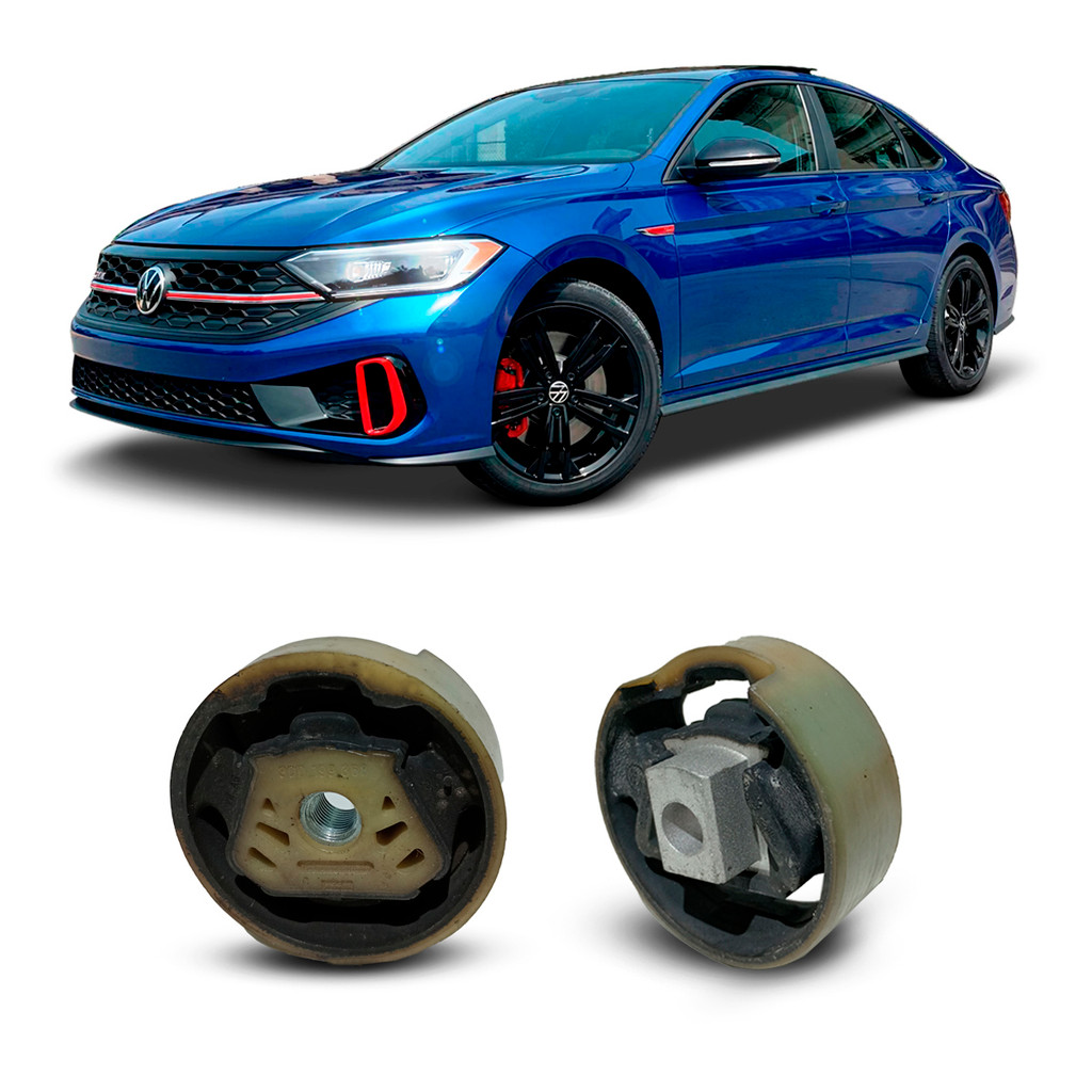 Par Coxim Calço Suporte Inferior Superior Cambio Bucha Quadro Volkswagen Jetta Gli 2019 2020 2021 2022