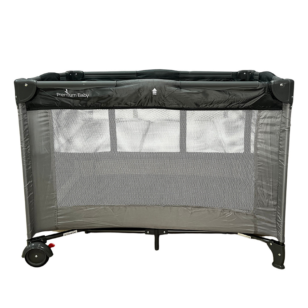 Berço Cercado Infinity Premium Baby Gray/Cinza Desmontável em Oferta na Shopee