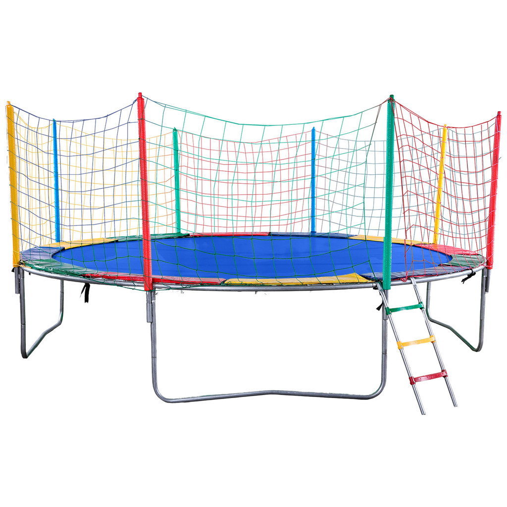 Cama Elástica 3,66m Lona Cores Lisas sem Emenda - PapiBrink. em Oferta na Shopee