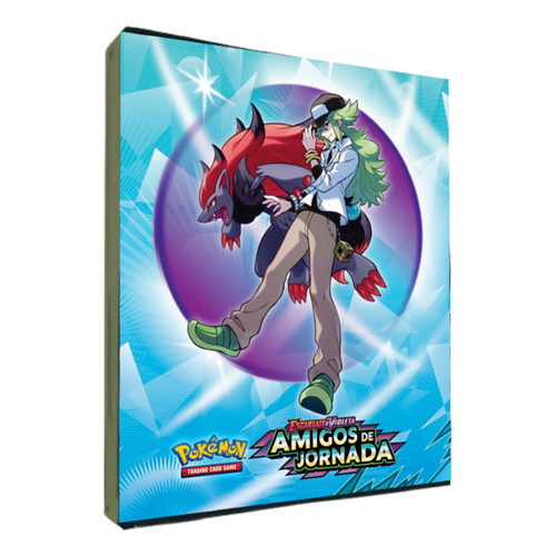 Fichário Amigos De Jornada Zoroark Pokémon Porta 540 Cartas
