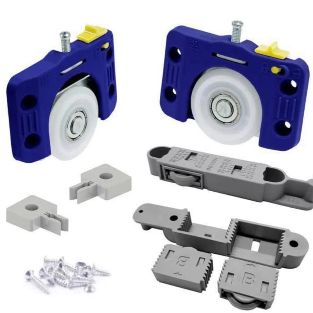 kit 10 Sistema Porta Correr Roldana JP360 Joelini Sobrepor