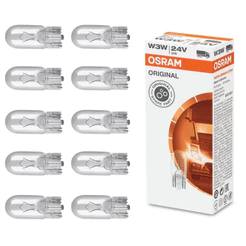 Lâmpada Esmagada Pingão 24V (7000118) - Osram (caixa com 10) - 2841