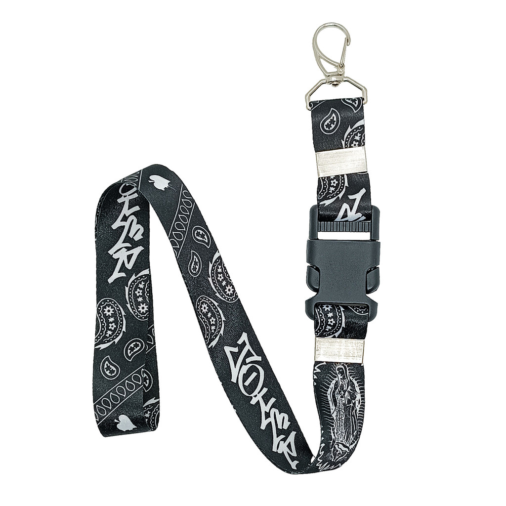 Chaveiro Fita Joker Bandana Guadalupe Tag Pixo JOK-217 moto cordão porta crachá chave carro
