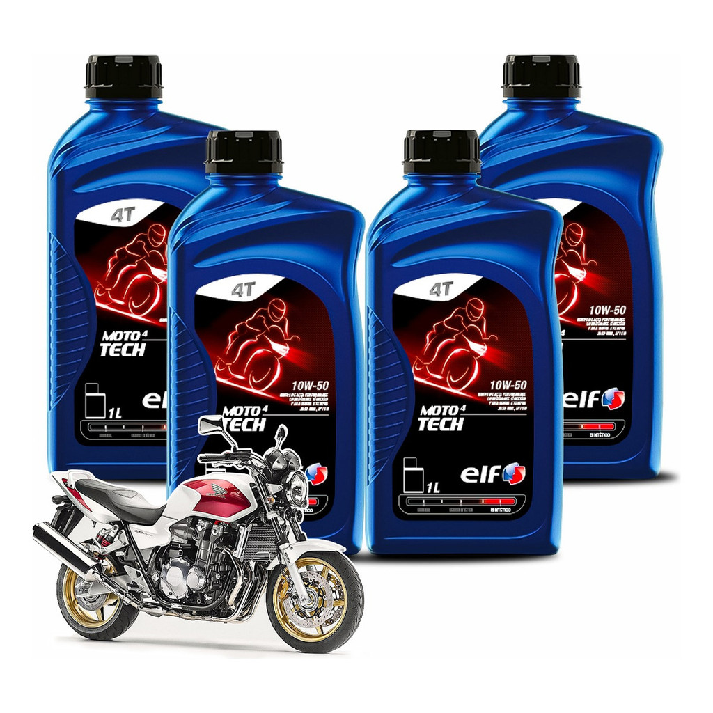Troca de Óleo Honda CB1300SF Elf Sintético 10W-50 Tech em Oferta na Shopee