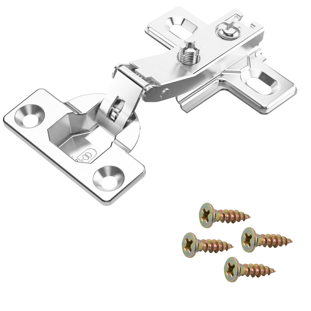 Kit 4 Dobradiça Armário Cozinha 26 Mm Curva + Parafusos em Oferta na Shopee