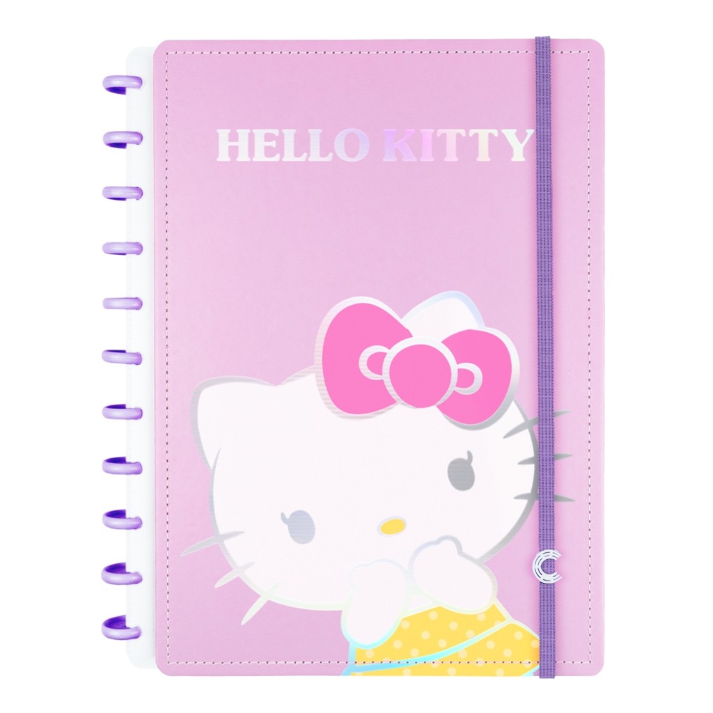 Caderno Inteligente, Grande, (215x280mm), Hello Kitty, 80 Folhas