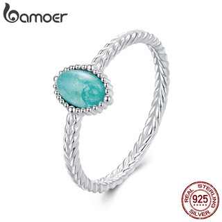 Anéis De Prata Esterlina 925 Bamoer Tianhe Stone Design Joias Presentes Para Mulheres em Oferta na Shopee