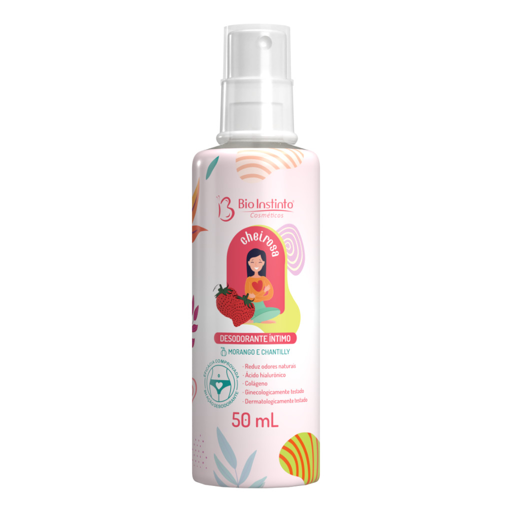 Desodorante Íntimo Bio Instinto Cheirosa 50ml - Morango e Chantilly