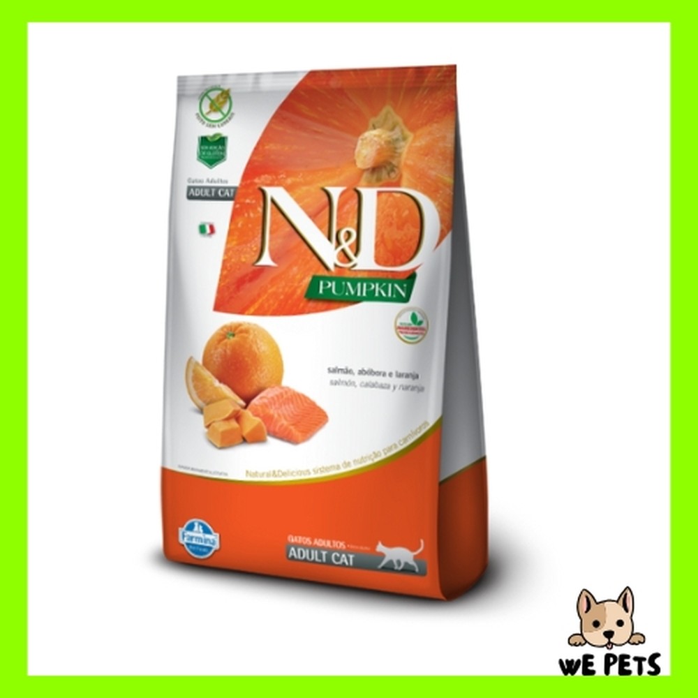 Ração 1,5Kg N&D Pumpkin para Gatos Adultos Salmão 1,5kg
