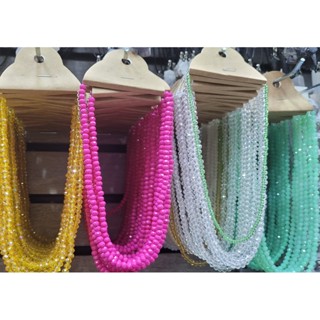 Kit 12 colares de cristais cores variadas  - colar de cristais atacado em Oferta na Shopee