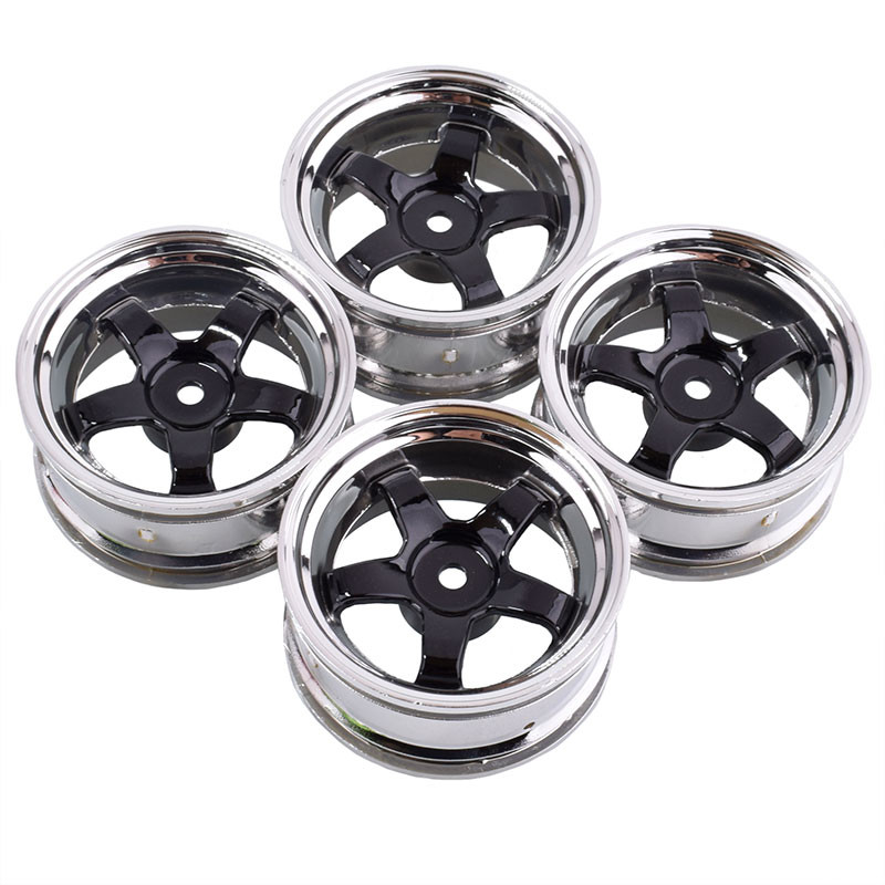 Conjunto De Aro De Plástico Para Roda RC 4pcs 3mm Fit HSP HPI 1 : 10 Pneus De Carro De Corrida On-Road 6030