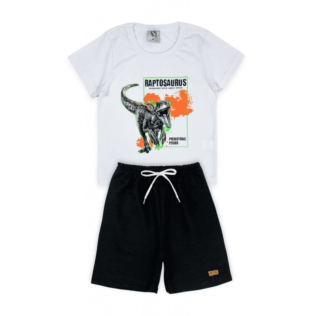 Conjunto Masculino Raptosaurus em Oferta na Shopee