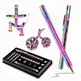 Atualização Da Caneta Magnética De Metal Polar De Toque Descompressiva Multifuncional Escrita Com Ímã Deformável em Oferta na Shopee