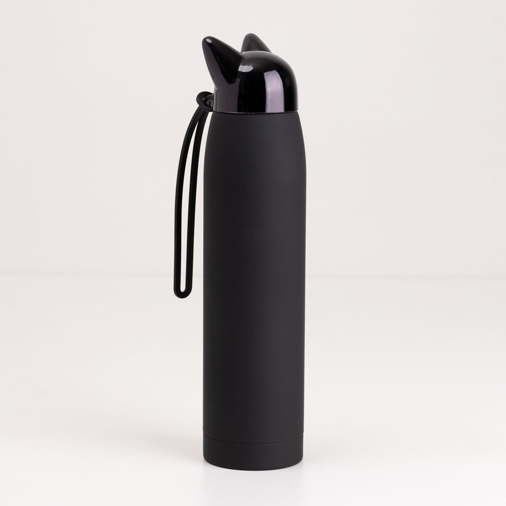 Garrafa termica com alca gato preto - Imaginarium em Oferta na Shopee
