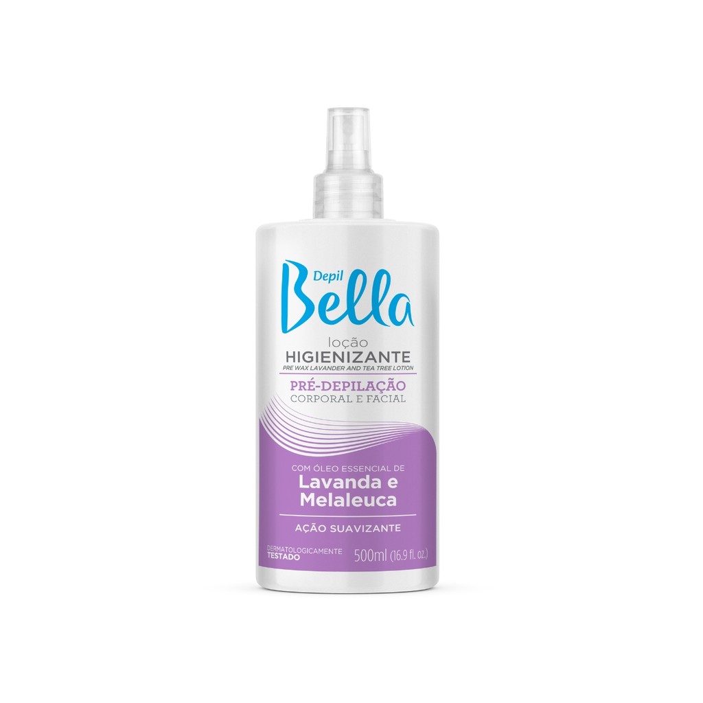 Loção Pré Depilatório Lavanda e Melaleuca Depil Bella 500ml