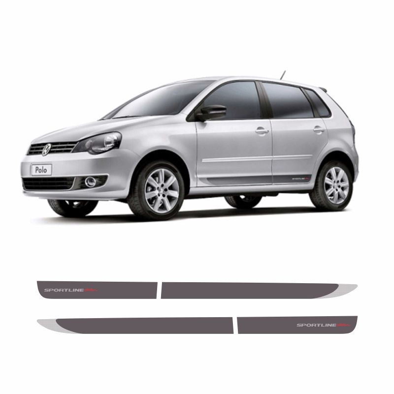 Faixa Polo Sportline 2012/2013 Adesivo Lateral Volkswagen