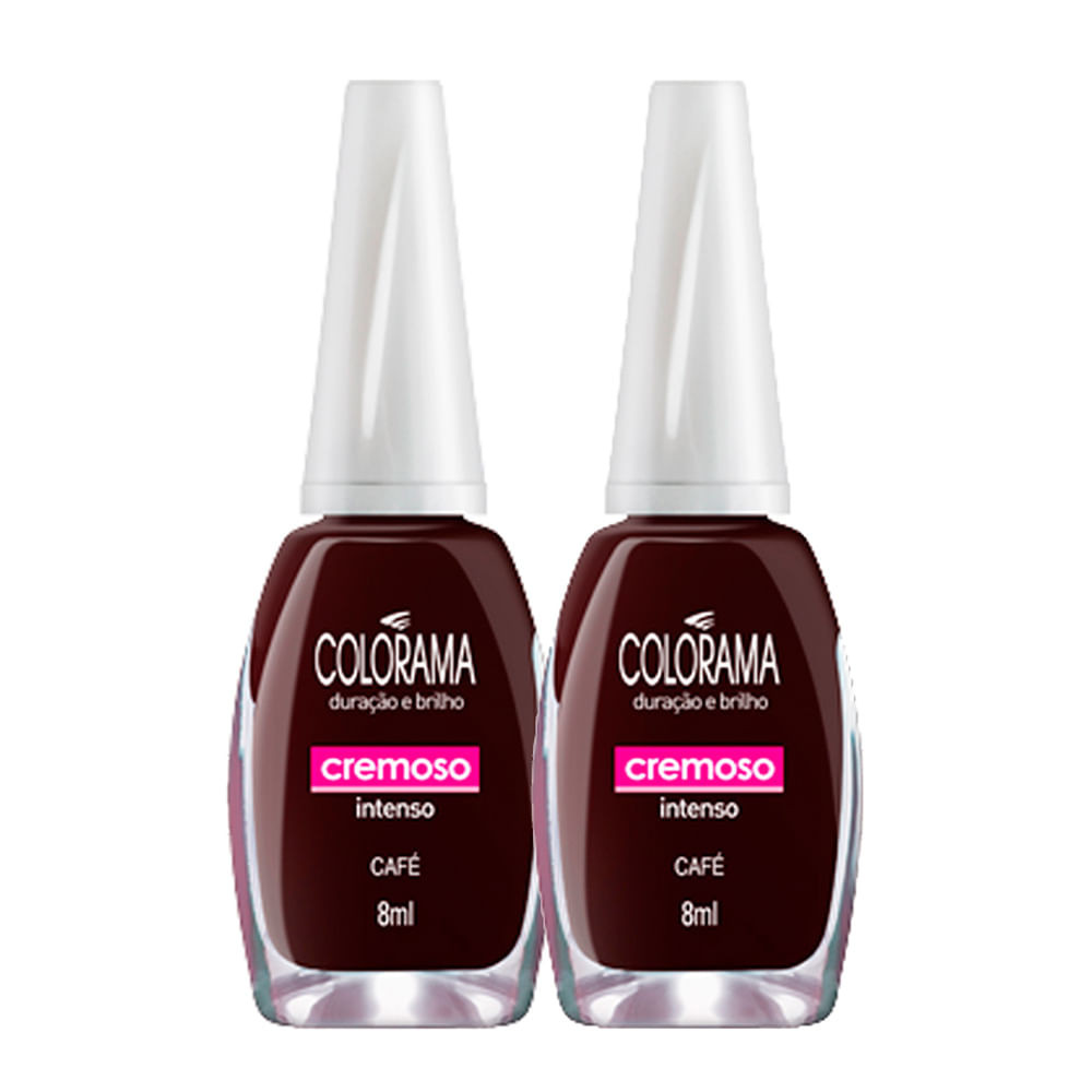 Kit 2 Esmalte Colorama Cor Café com 8ml em Oferta na Shopee