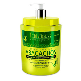 Creme de Pentear Forever Liss Abacachos para Cabelos Cacheados com 950g em Oferta na Shopee
