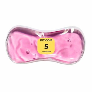 Gelo em Gel em Formato de Absorvente Rosa 15cm x 7cm Frio/ Quente (05 unidades) em Oferta na Shopee