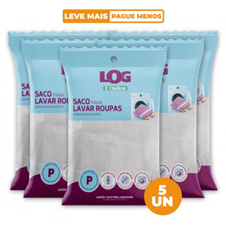 Kit Saco para Lavar Roupa Delicada Pequeno 5 unidades Log Ordene em Oferta na Shopee