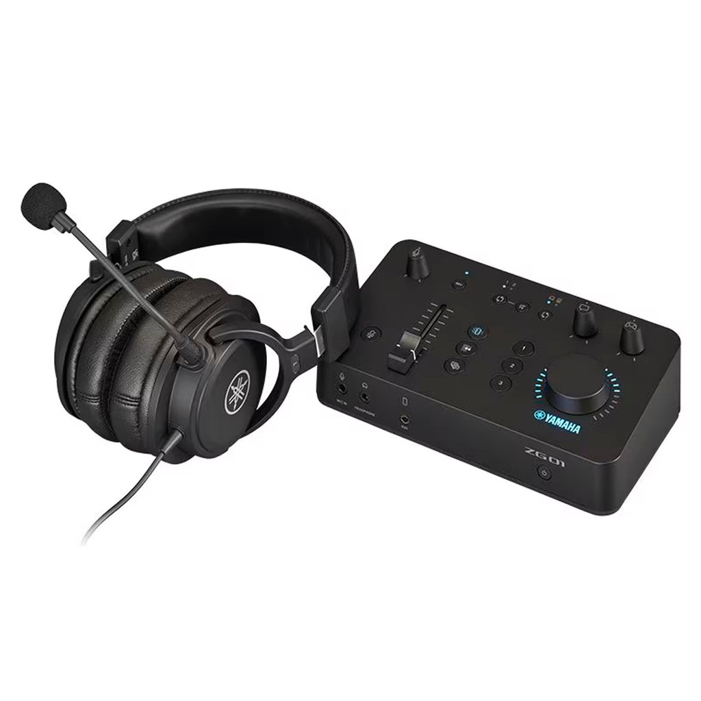 Kit Mesa de Som ZG01 e Fone YH-G01 para Streaming e Jogos Yamaha