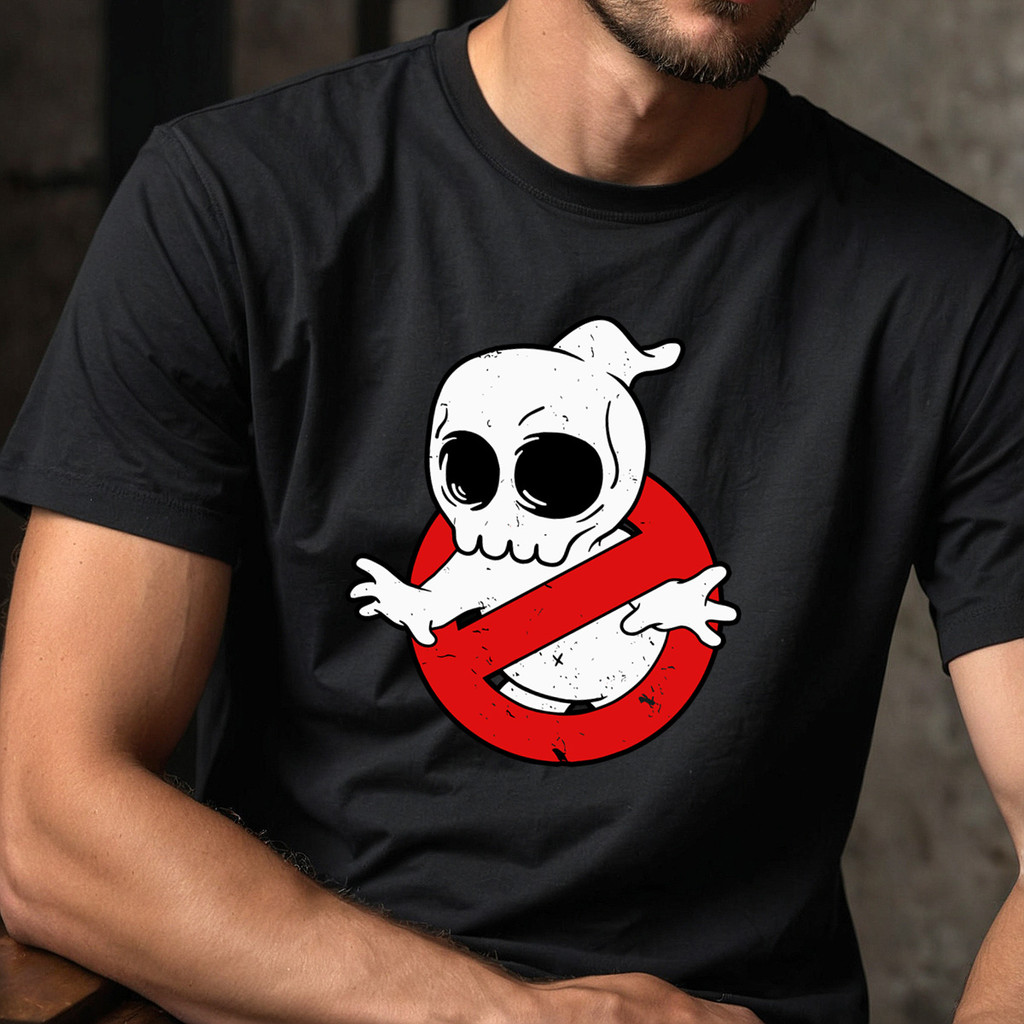 Camiseta Caça Fantasma Caveirinha Monstro