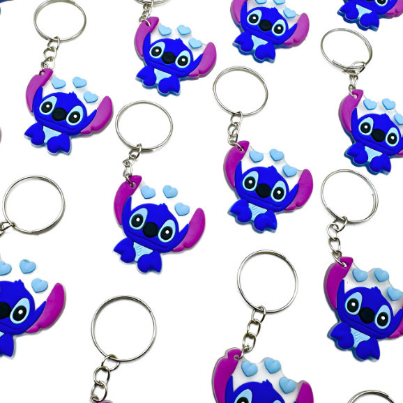 Kit Chaveiro Lilo Stitch Coração Lembrancinha Emborrachado Mimos 10Un Mimo em Oferta na Shopee