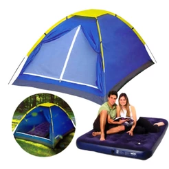 Barraca Camping Mor Iglu 2 Pessoas + Colchão Casal Inflável