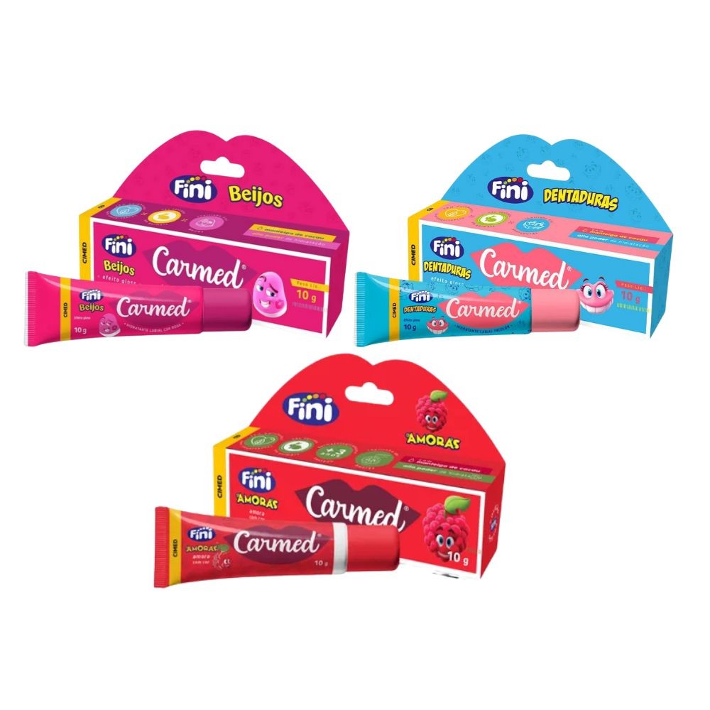 Hidratante Labial Carmed Fini FPS30 Proteção Solar e Hidratação - Cimed