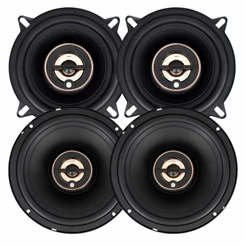 04 Alto Falantes 5 E 6 Pol Bomber Beat Triaxial 80w 4 Ohms