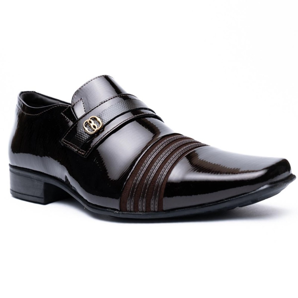 Sapato Jota Pe Couro Air Prince Masculino - Marrom - Men Shoes