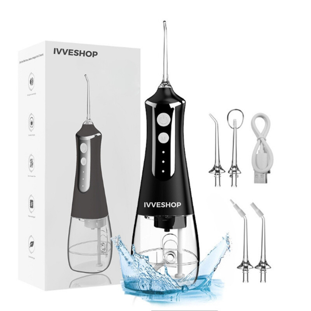 Jato Irrigador Oral Bucal Água Recarregável Portátil Sem Fio Higiene Avançada