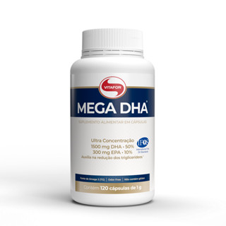 Omega 3 - Mega DHA 120 Capsulas 1000mg - Vitafor em Oferta na Shopee