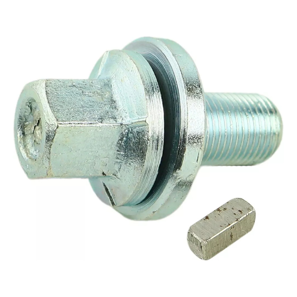 Parafuso e Chaveta da Polia do Virabrequim Civic 1.5 1.6 16v VTI DX EX LX 1992 1993 1994 1995 1996 1997 1998 1999 2000