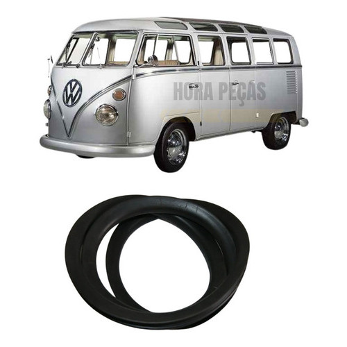 Borracha Vidro Janela Lateral Fixa  Kombi Corujinha