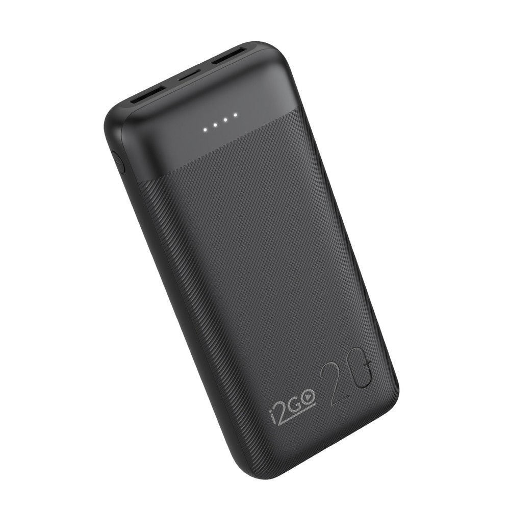 Carregador Portátil Power Bank i2GO 20000 mAh 12 W Smart Charge em Oferta na Shopee