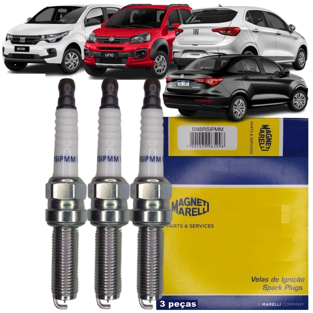 Jogo Velas Argo Cronos Mobi Uno 1.0 6v Firefly 2016 em Oferta na Shopee