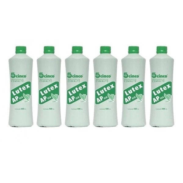 KIT ACETONA LUTEX COM 6 UND - 500ML
