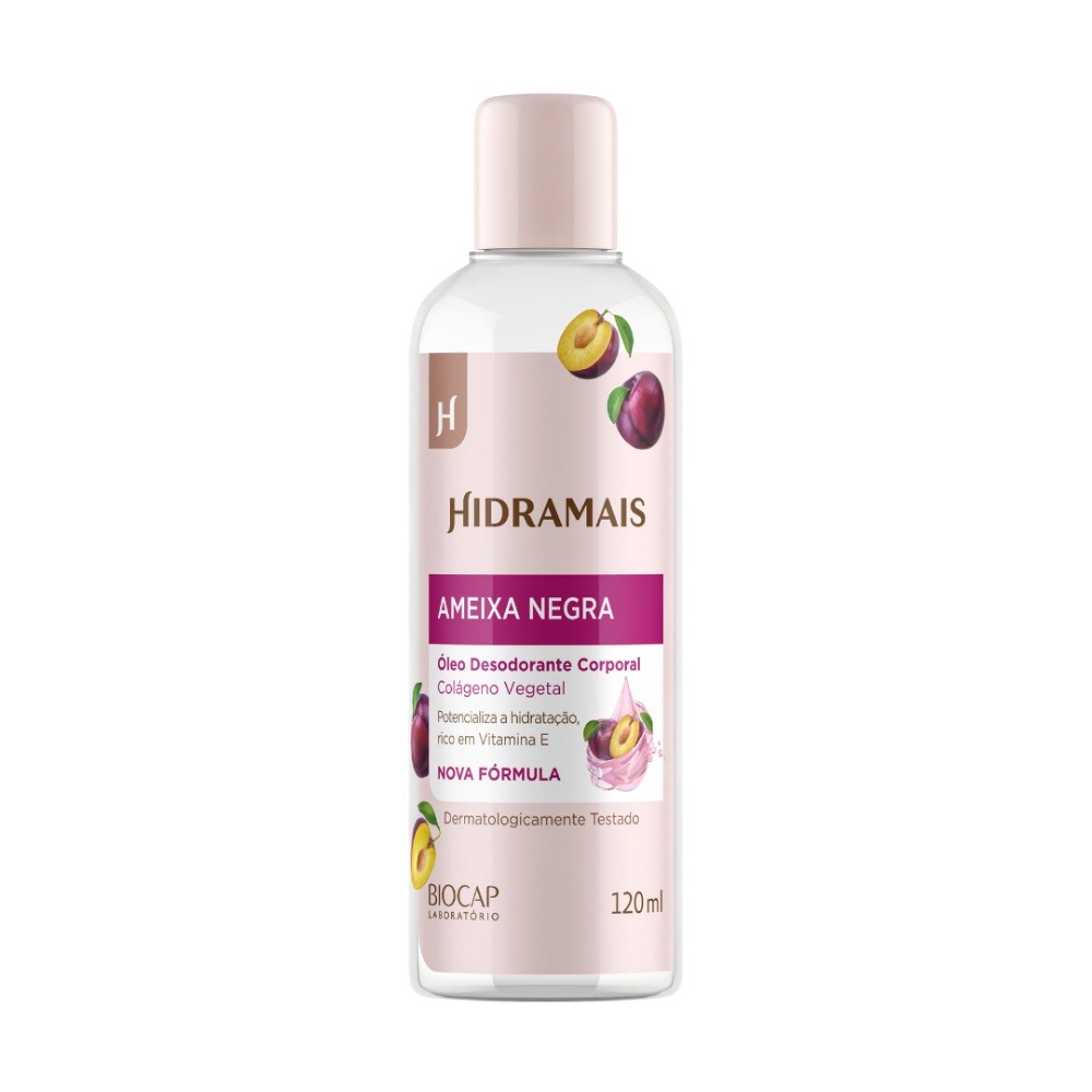 Óleo Desodorante Corporal De Ameixa Negra 120ml Hidramais