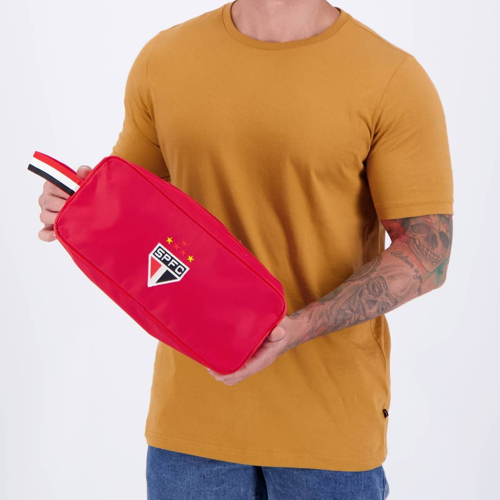 Porta Chuteira São Paulo Vermelha