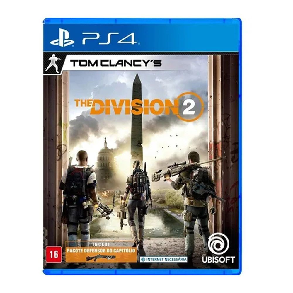 Jogo Tom Clancys The Division 2 - PS4 mídia fisica lacrado
