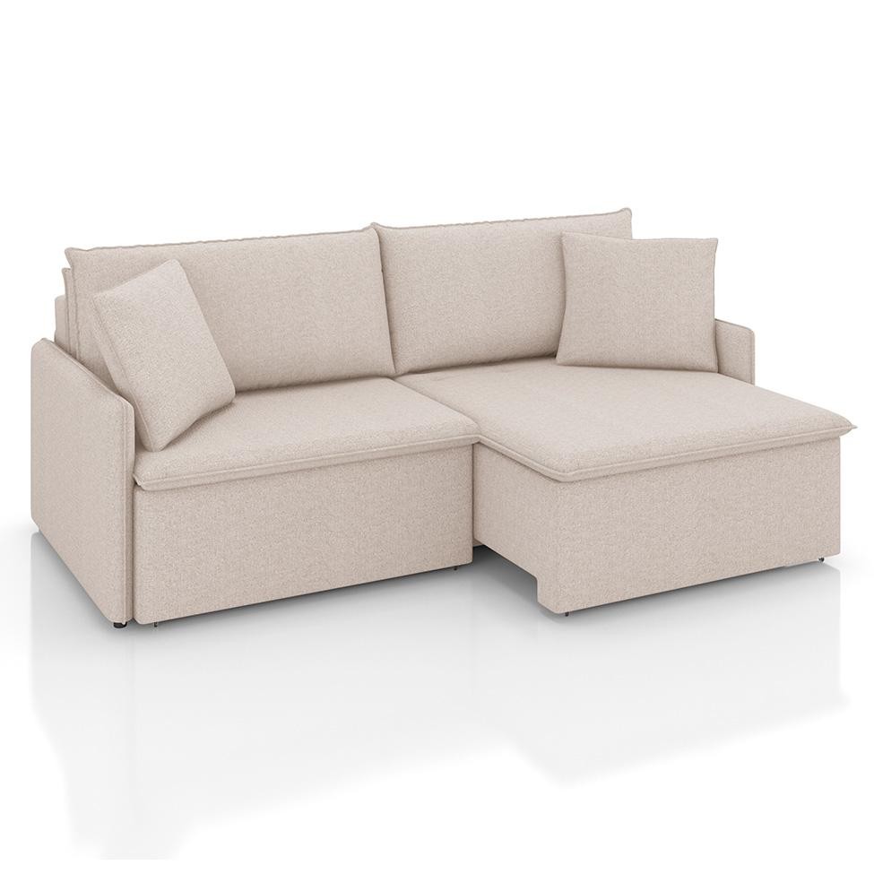 Sofá 2 Lugares Retrátil e Reclinável Stilo Linho Cru 154 cm em Oferta na Shopee